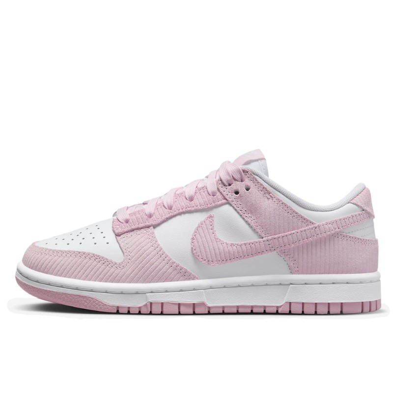 Nike Dunk Low Pink Corduroy - 1
