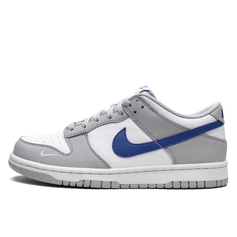 Nike Dunk Low Mini Swoosh Wolf Grey Game Royal - 1