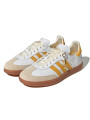 Adidas Samba OG Sporty & Rich White Bold Gold - 2