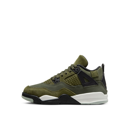 Air Jordan 4 Retro SE Craft Medium Olive Enfants et bébés - 1