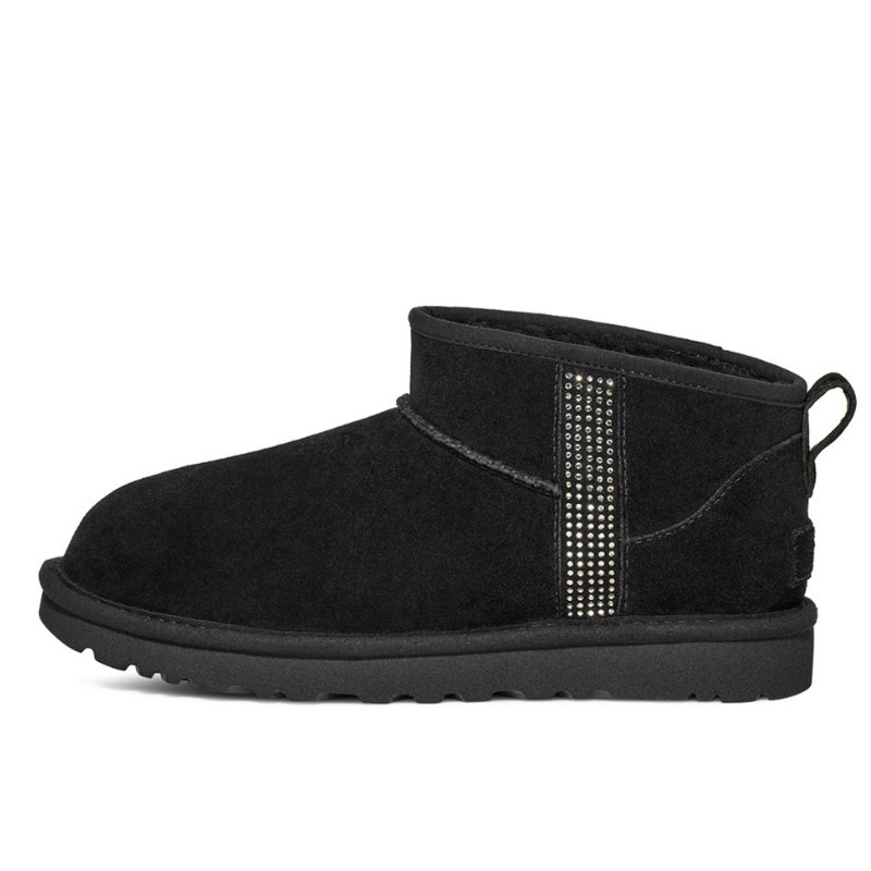 UGG Klassiek Ultra Mini Bling Zwart - 1