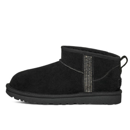 UGG Klassiek Ultra Mini Bling Zwart - 1