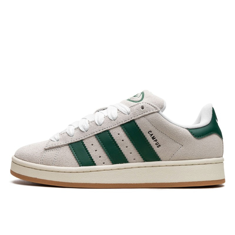 Adidas Campus 00s Crystal White Dark Green - 1