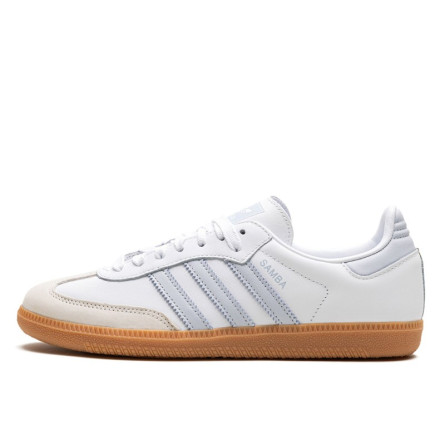 Adidas Samba OG White Halo Blue Gum - 1