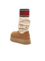 UGG Classic Sweater Letter Boot Chestnut - 1