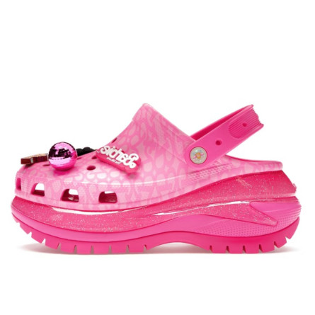 Crocs Classic Mega Crush Clog Barbie The Movie Electric Pink - 1
