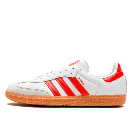 Adidas Samba OG White Solar Red Gum - 1
