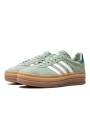 Adidas Gazelle Bold Silver Green Gum - 2