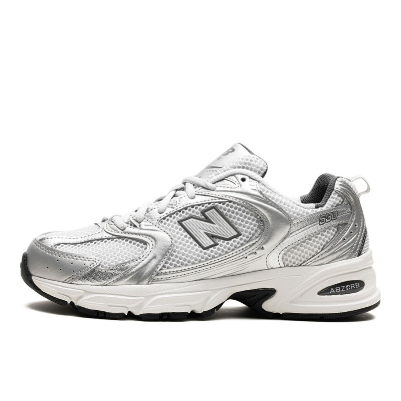 New Balance 530 Grigio Materia Argento Metallizzato - 1