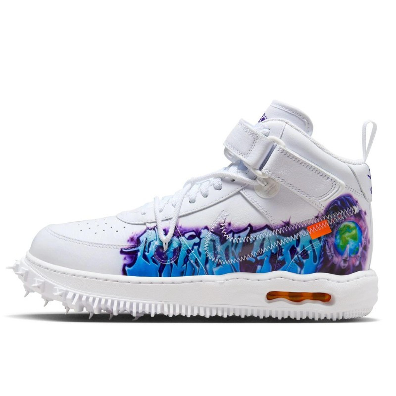 Air Force 1 Mid Off-White Graffiti White - 2