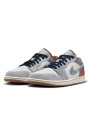 Air Jordan 1 Low SE Phantom Repaired Denim Swoosh - 2
