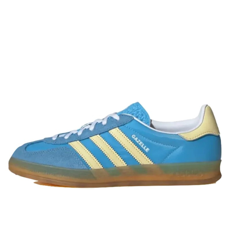 Adidas Gazelle Indoor Semi Blue Burst Almost Yellow - 1