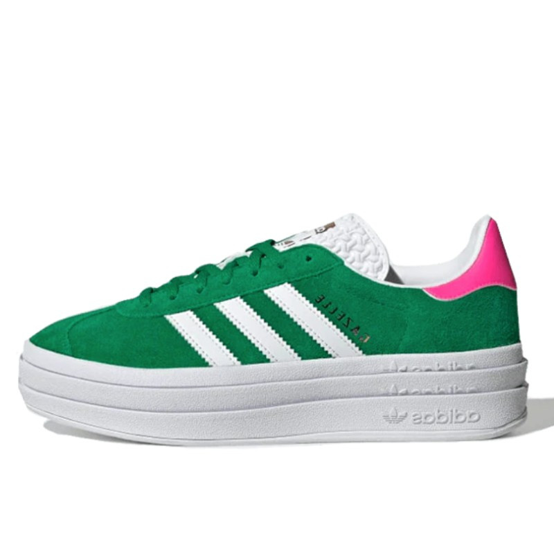 Adidas Gazelle Bold Green Pink - 1