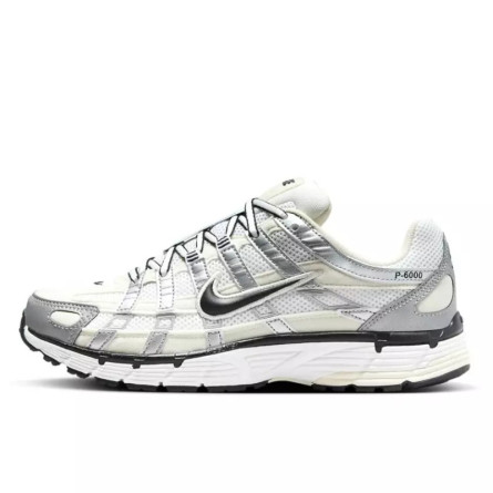 Nike P-6000 Coconut Milk Metallic Silver - 1