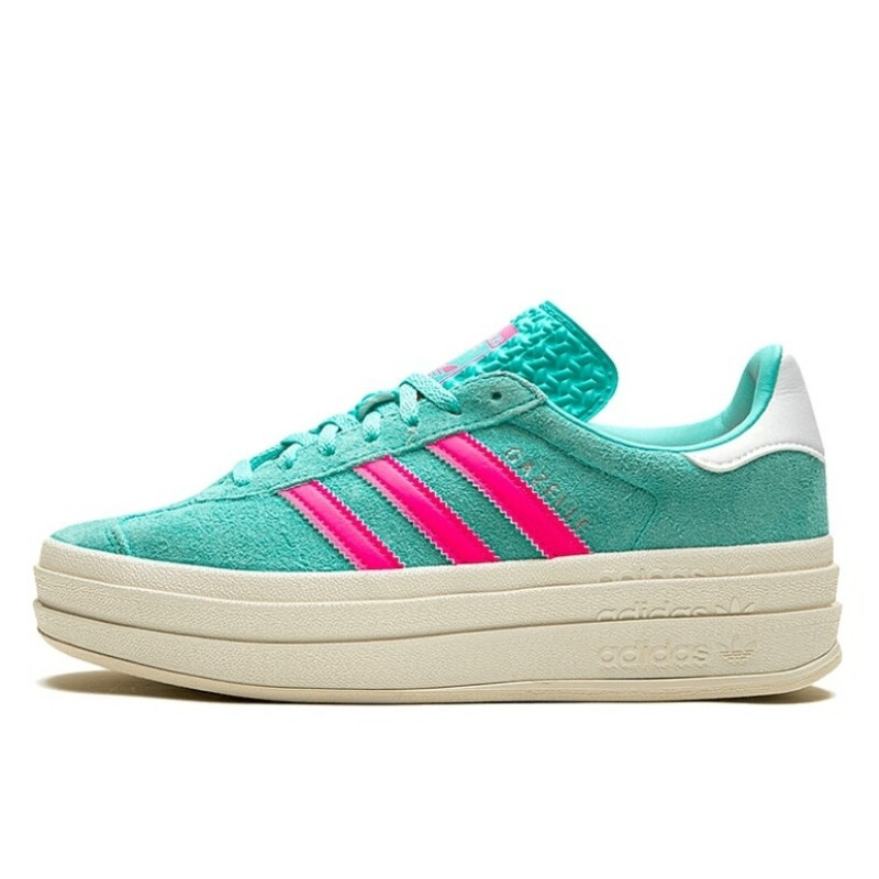 Adidas Gazelle Bold Flash Aqua Lucid Pink - 1