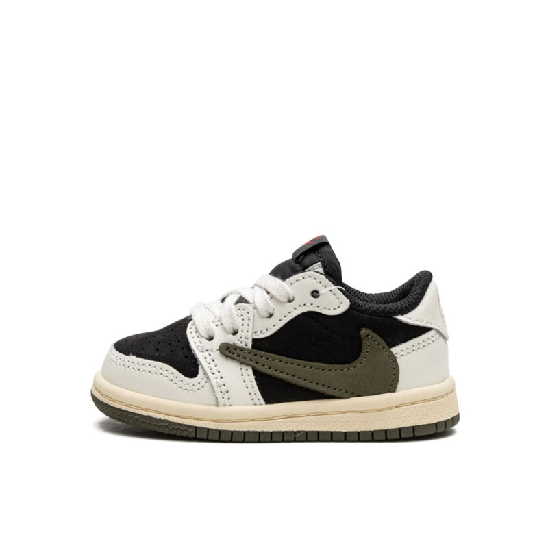 Air Jordan 1 Retro Low OG SP Travis Scott Olive Enfants et Bébés - 2