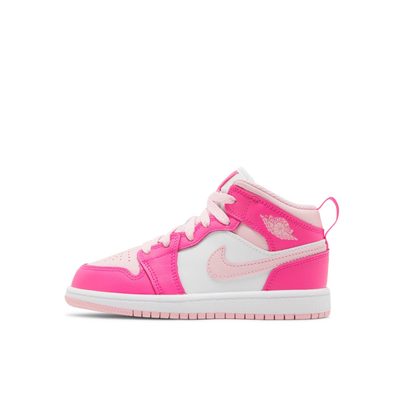 Air Jordan 1 Mid Fierce Pink Enfant et Bébé - 2