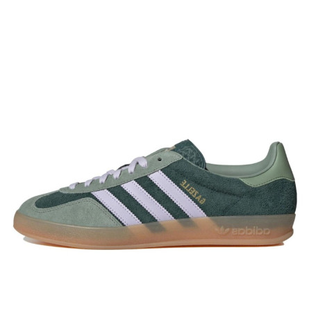 Adidas Gazelle Indoor Mineral Green Silver Dawn - 1