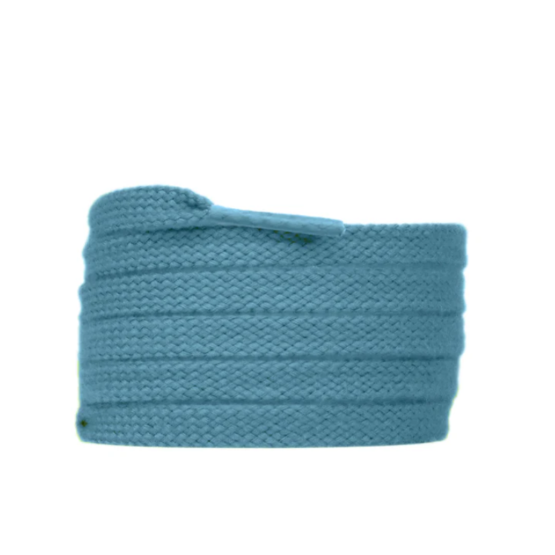 Slaace Lacet Plat Bleu Turquoise Foncé - 1