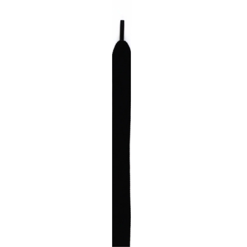 Lacet Campus Plat Noir - 1
