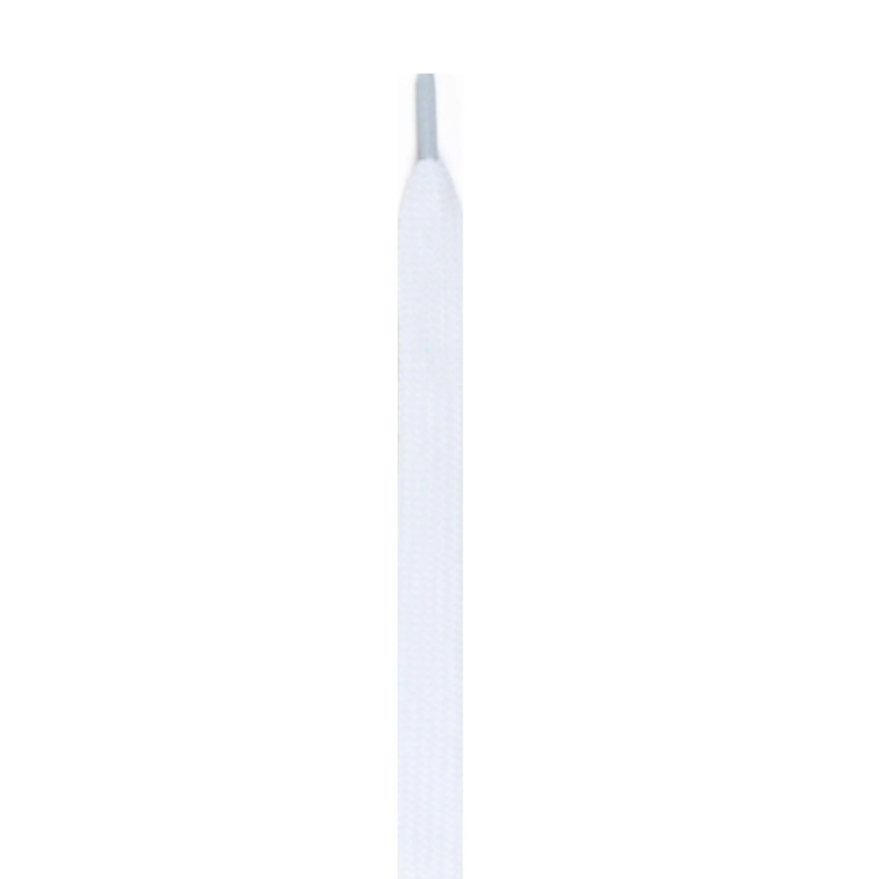Lacet Campus Plat Blanc - 1