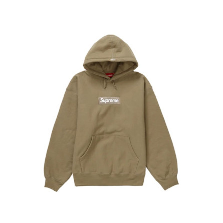 Supreme Box Logo Hoodie FW23 Dark Sand - 1