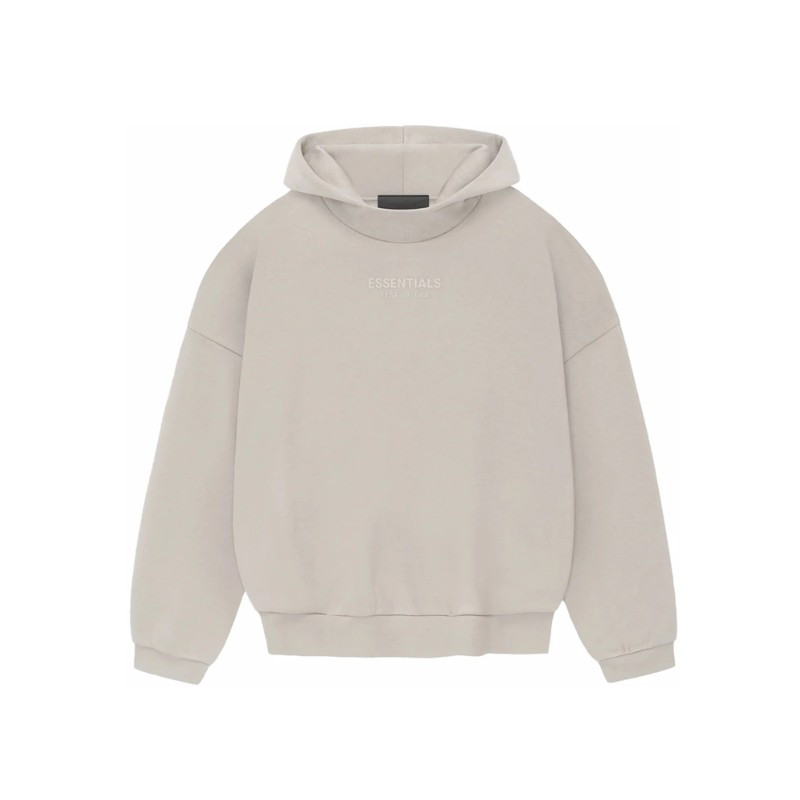 Bluza z kapturem Fear of God Essentials Silver Cloud - 1
