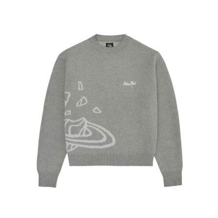 Broken Planet Knitted Sweater Heather grey - 1