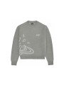 Broken Planet Knitted Sweater Heather grey - 1