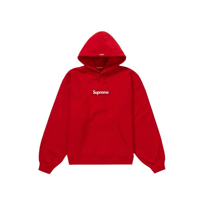 Supreme Box Logo Hoodie FW23 Red - 1