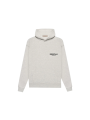 Sweat à capuche Fear of God Essentials automne-hiver 2022 coloris avoine clair - 1
