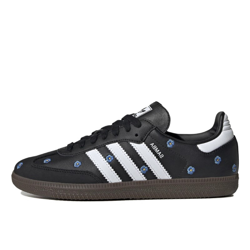 Adidas Samba Light Blue Floral Core Black - 1