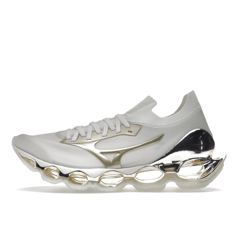 Mizuno Wave Prophecy Hajime Sorayama Blanco Champán Dorado - 1