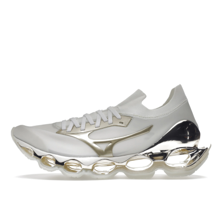 Mizuno Wave Prophecy Hajime Sorayama White Champagne Gold - 1