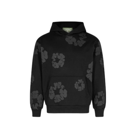 Kapuzenpullover Denim Tears The Cotton Wreath Schwarz Monochrom - 1