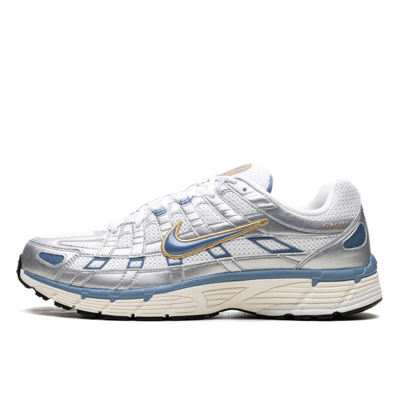 Nike P-6000 Metallic Silver Aegean Storm - 1