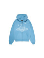 Broken Planet Zip-Up Hoodie Ljusblå - 1