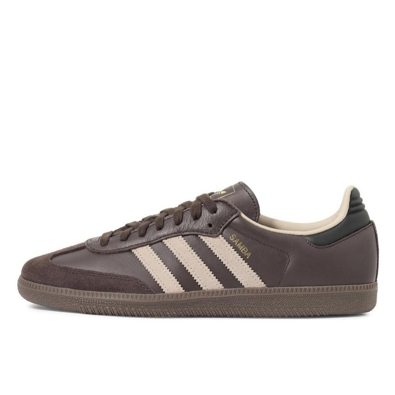 Adidas Samba OG Dark Brown Beige Gum - 1
