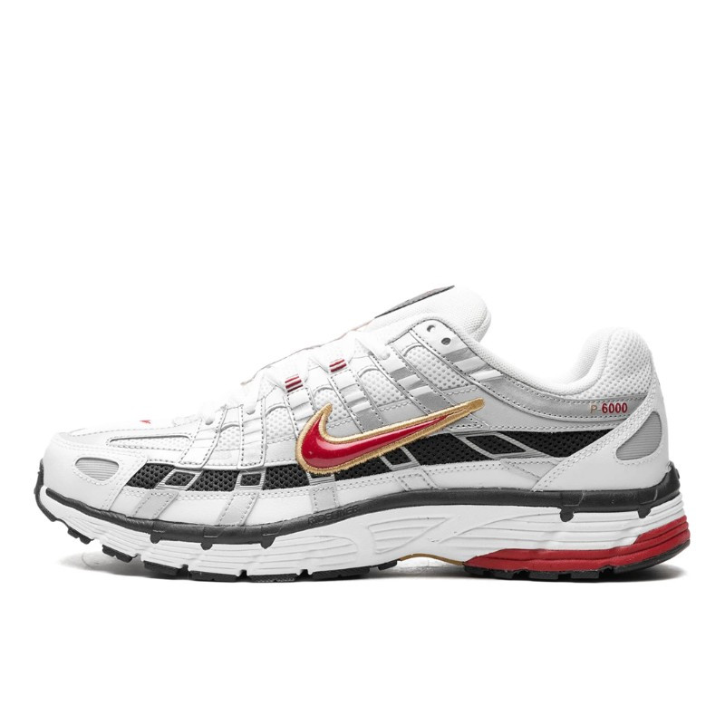 Nike P-6000 Platinum Varsity Red - 1