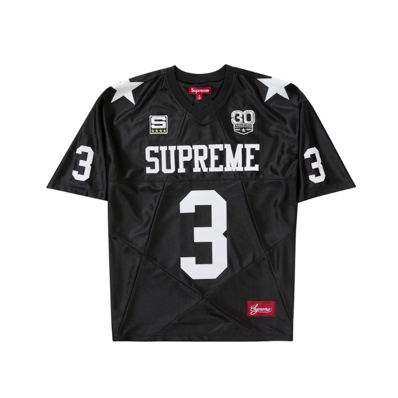 Supreme Star Football Jersey Black - 1