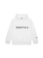 Hoodie Fear of God Essentials 3D Silicon Applique White - 1
