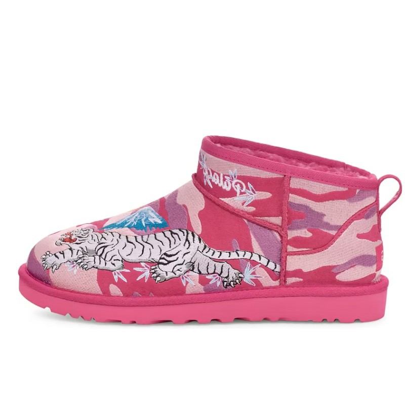 UGG Classic Ultra Mini Boot Palace Pink Camo - 1