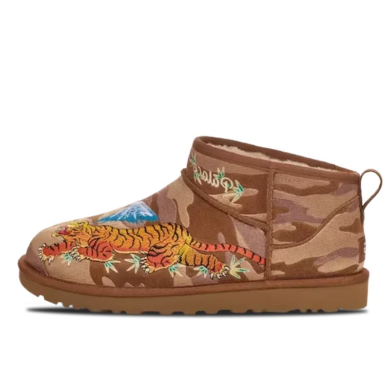 UGG Classic Ultra Mini Boot Palace Chestnut Camo - 1