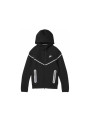 Hoodie Nike Sportswear Tech Fleece Full Zip Windrunner Black Bemis Silver - 1