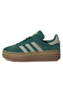 Adidas Gazelle Bold Collegiate Green White Gold - 1