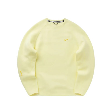Nike Tech Fleece Crewneck Sweatshirt Nocta NRG Citron Tint Vivid Sulfur - 1