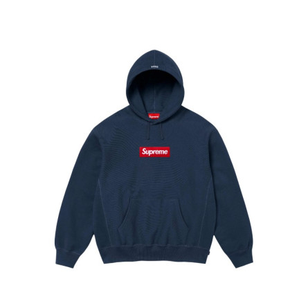 Hoodie Supreme Box Logo FW24 Navy - 1