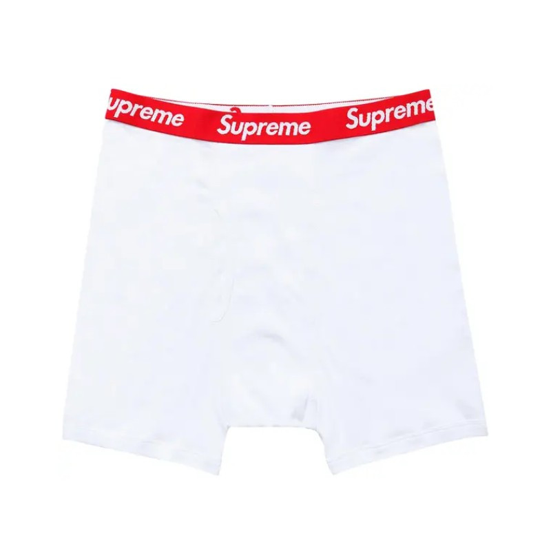 Weiße Boxershorts Supreme x Hanes - 1