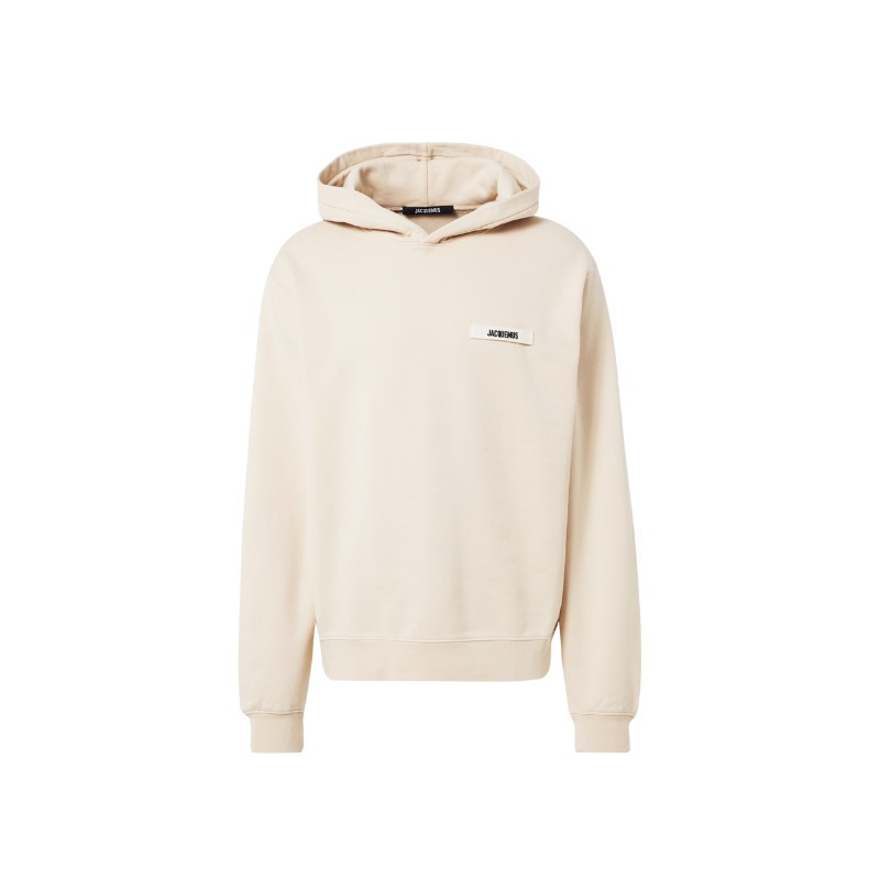 Jacquemus Gros Grain Moletom Bege - 1