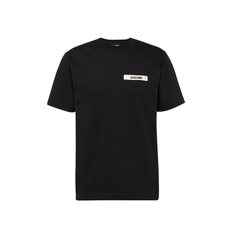 Maglietta nera in gros grain di Jacquemus - 1